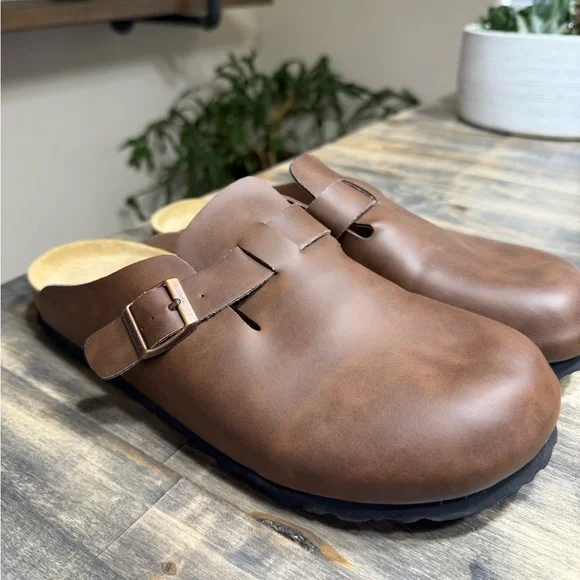 Birkenstock Men's Brown Slip-On Loafers - Picture 5 of 5